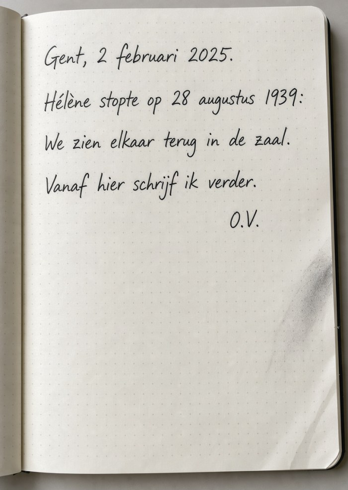 Eerste bladzijde: Gent, 2 februari 2025